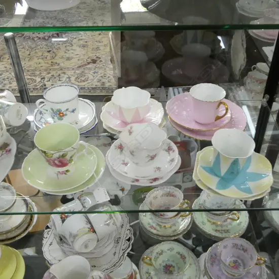 6 SHELLEY CHINA CSPS MIXED PATS