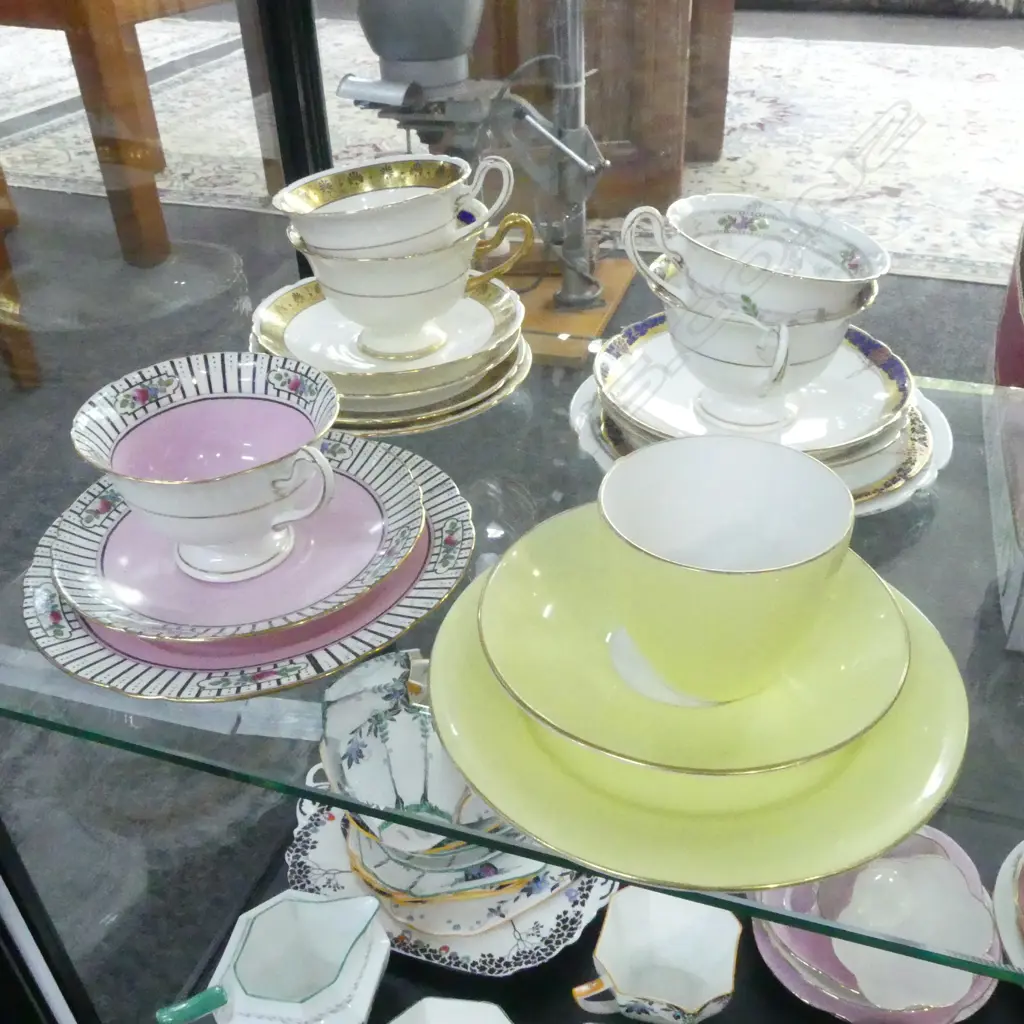 6 SHELLEY CHINA CSPS MIXED PATS Image 1++