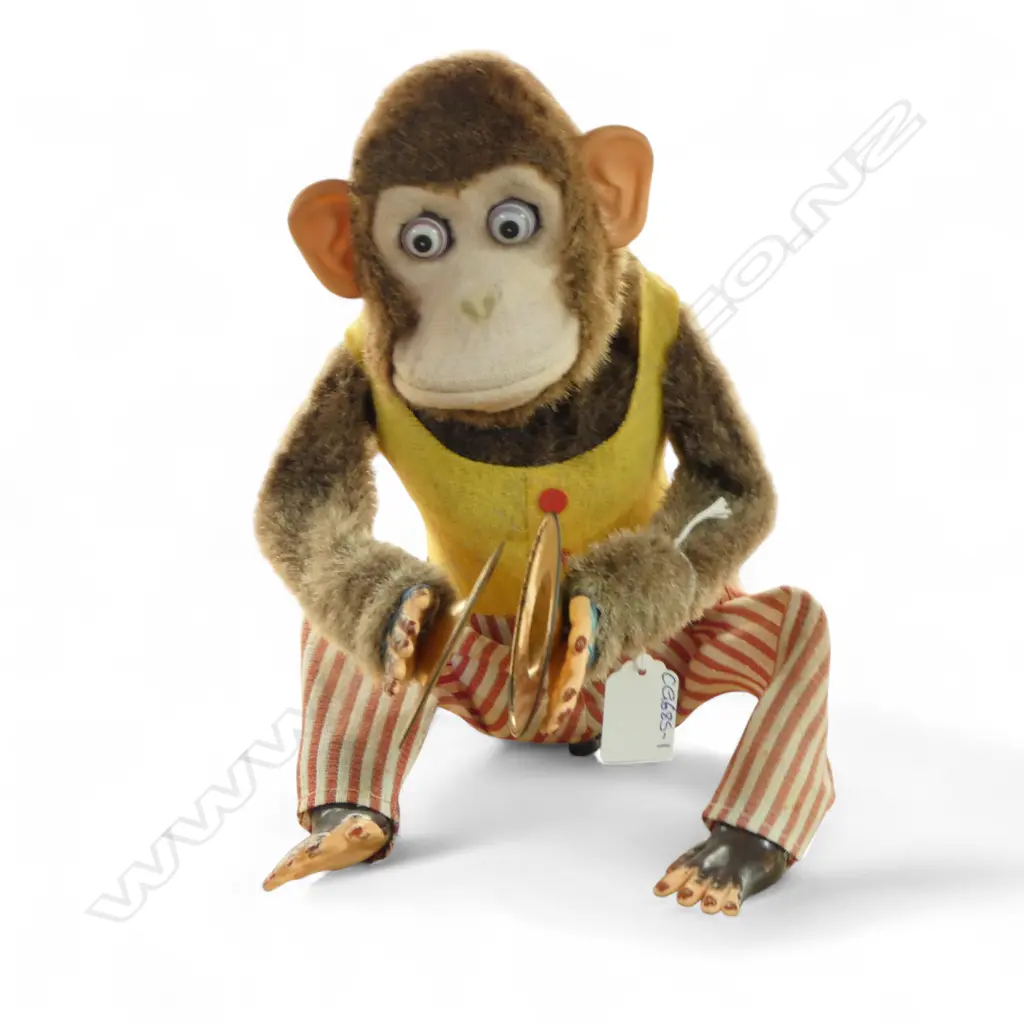 VINTAGE JOLLY CYMBAL CHIMP H.270mm Image 1++