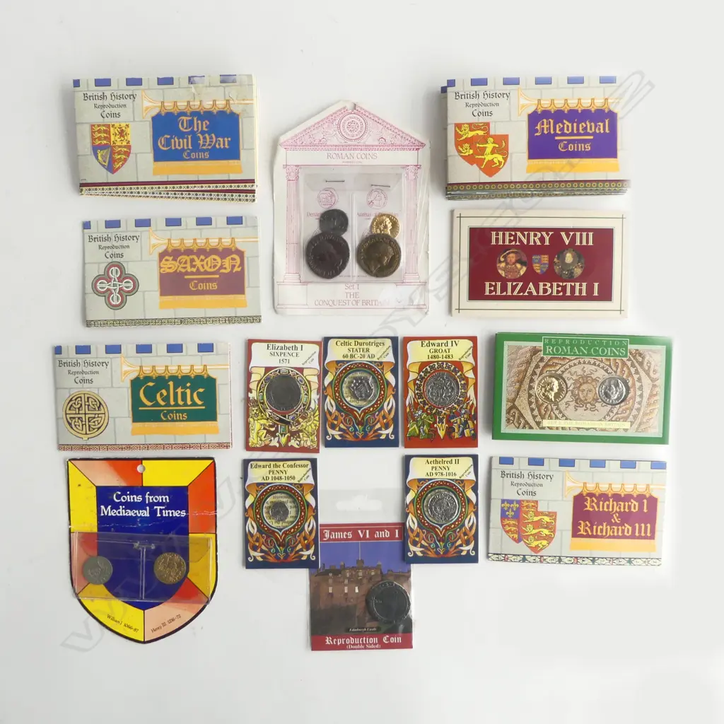 EARLY ENGLISH COIN REPLICAS ETC Image 1++