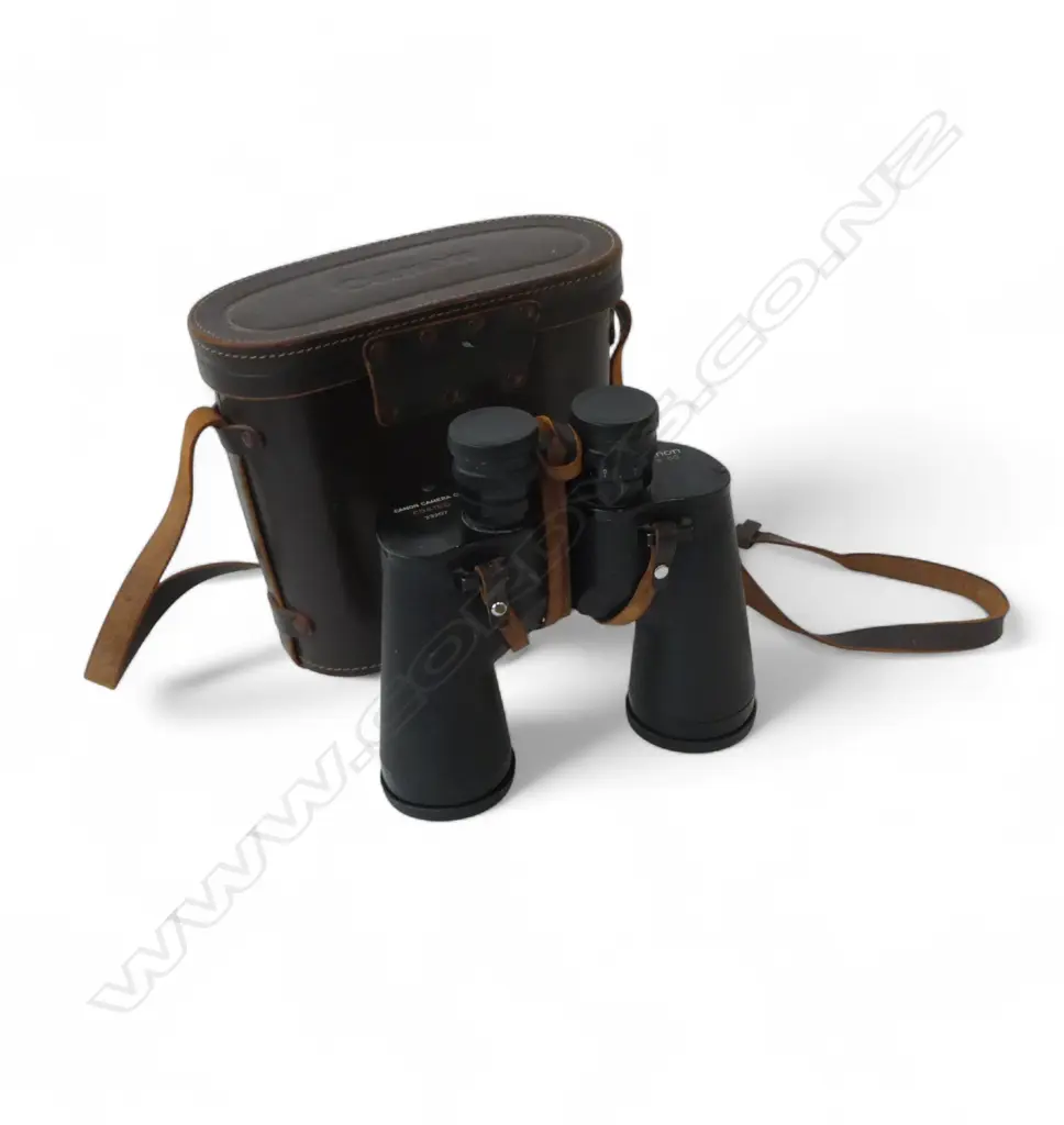 CANON 7x50 BINOCULARS, CASED Image 1++