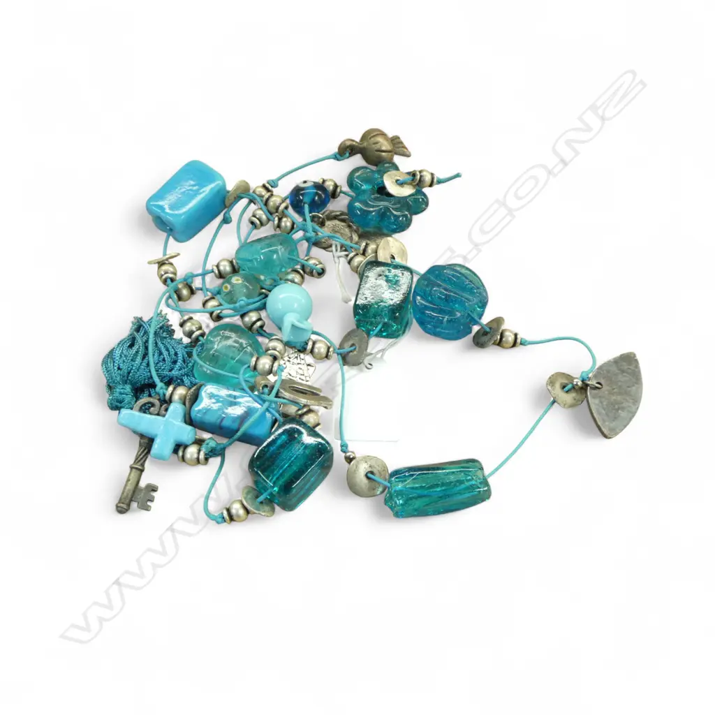 GREEK BLUE GLASS APOTROPE L.400mm Image 1++