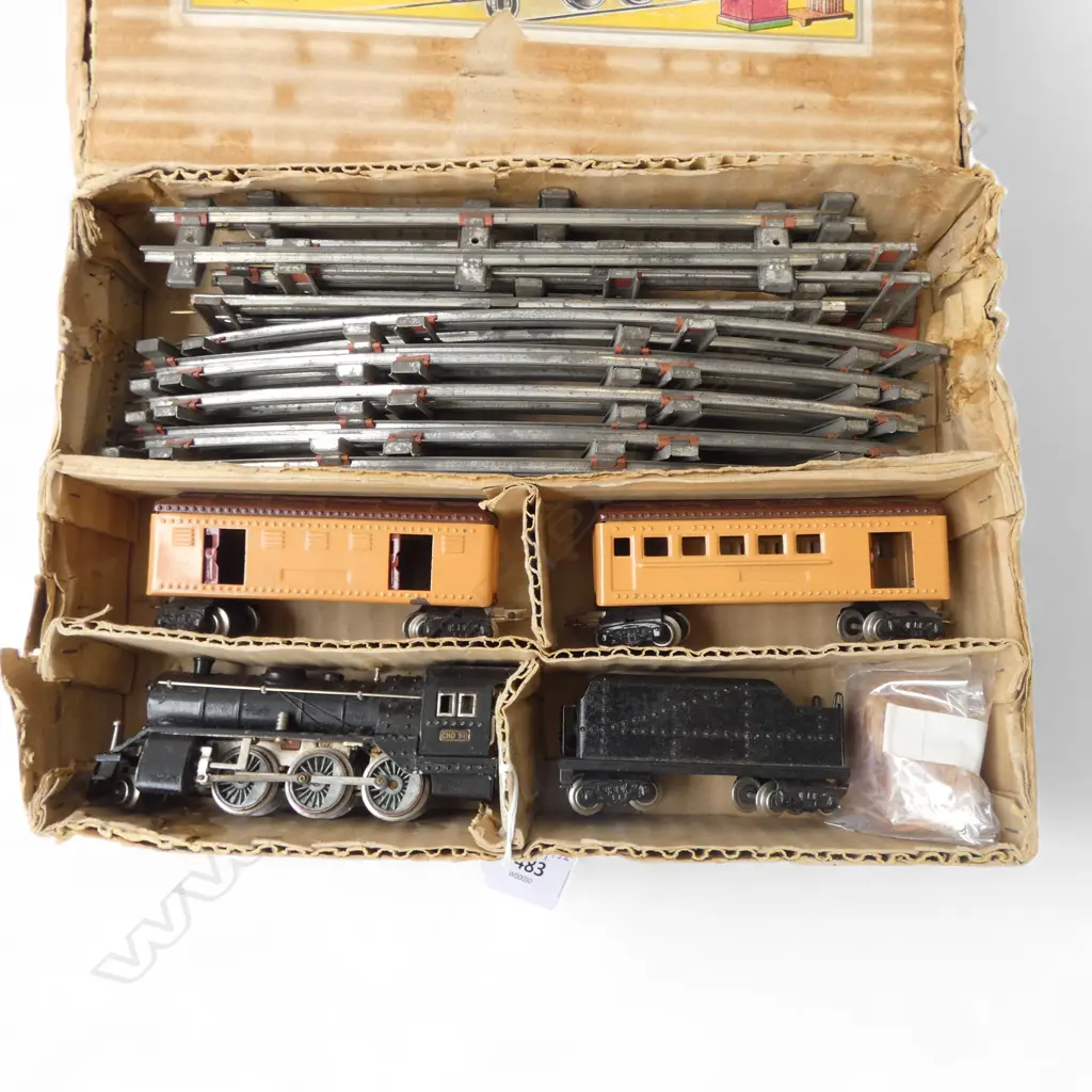 VINTAGE BOXED SAKAI STANDARD MODEL RAILWAY SET Image 1++