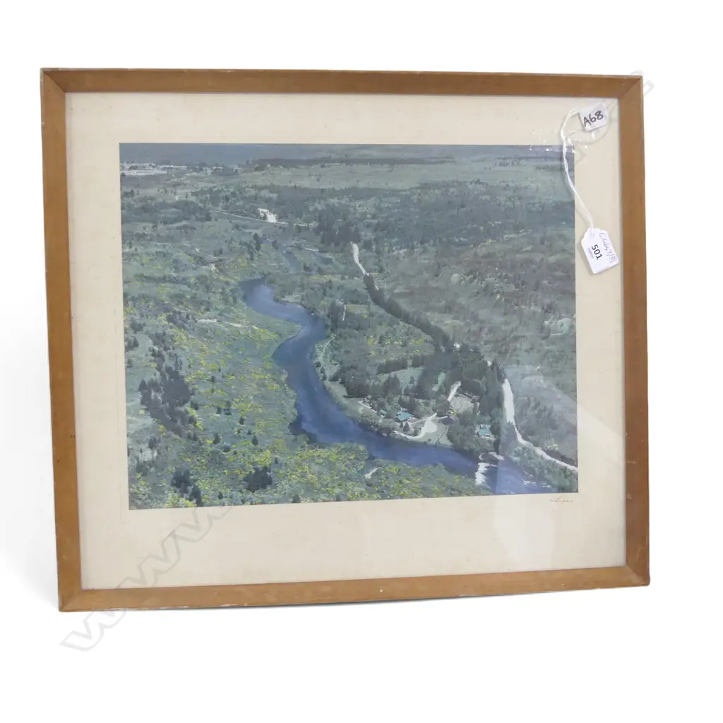 WHITES AVIATION; HUKA LODGE TAUPO, HAND SIGNED 290x370mm Image 1++