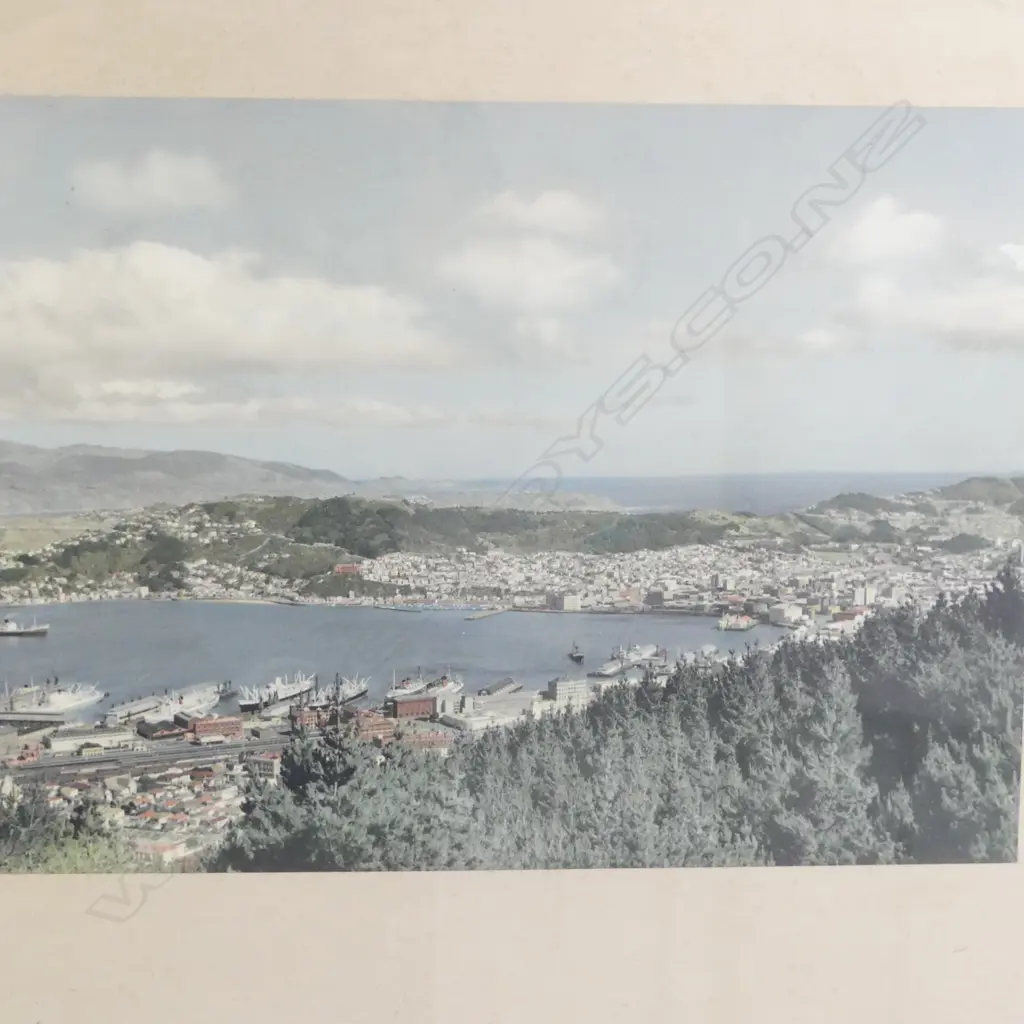 PROBABLY WHITES AVIATION, WELLINGTON HARBOUR 250x360mm Image 1++
