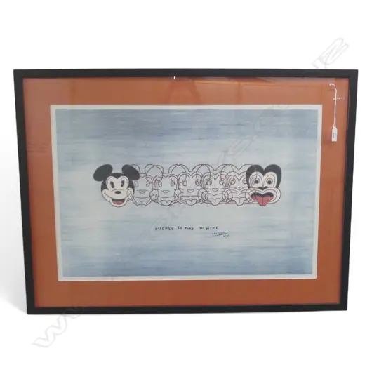 DICK FRIZZELL 'MICKEY TO TIKI' PRINT 440x660mm