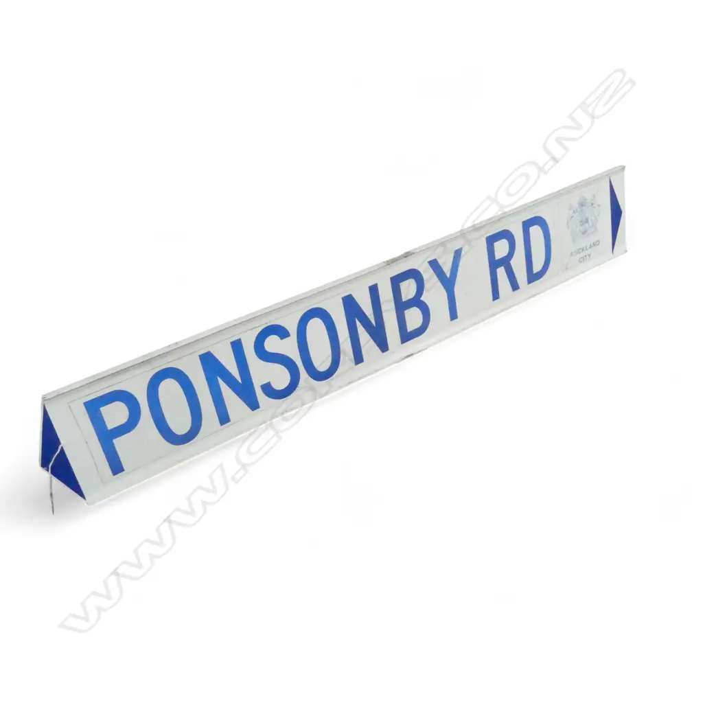 PONSONBY RD STREET SIGN 1395x215mm Image 1++