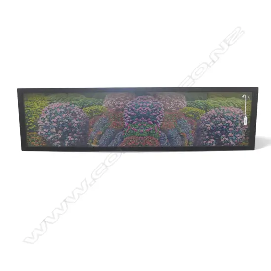 KARL MAUGHAN FRAMED FABRIC PIECE 230x975mm