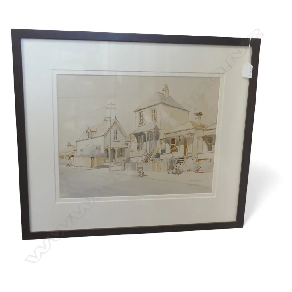 PEGGY SPICER WATERCOLOUR SIGNED TITLED VERSO... Image 1++