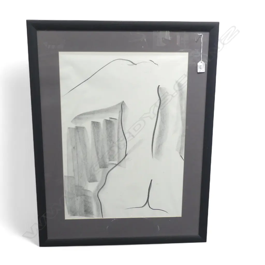 CHARCOAL NUDE 580x410mm Image 1++