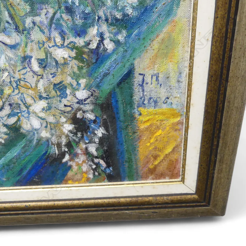 J.M., STILL LIFE 2006, OIL ON CANVAS, 550x585mm Image 1++