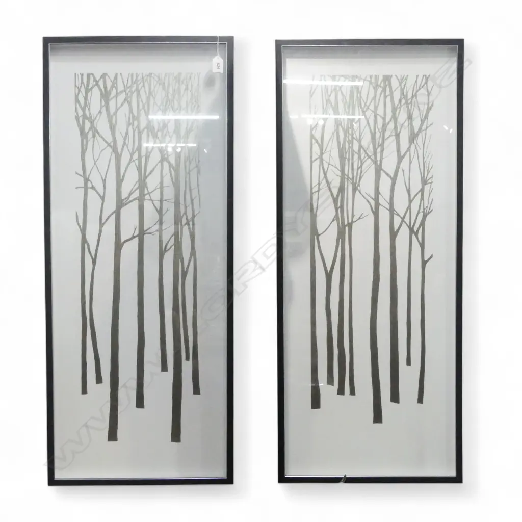 PR MODERN DECORATIVE TREE PRINTS 1000x420mm EACH OVERALL SIZE Image 1++