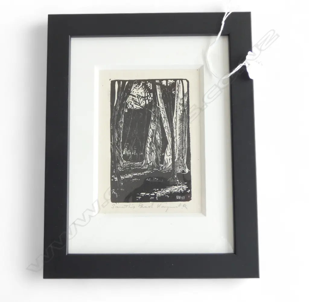 Herbert R Tornquist (1897-1969) 'Smith’s Bush' wood engraving signed and entitled 112 x 70mm. Ex John Perry Collection. Image 1++
