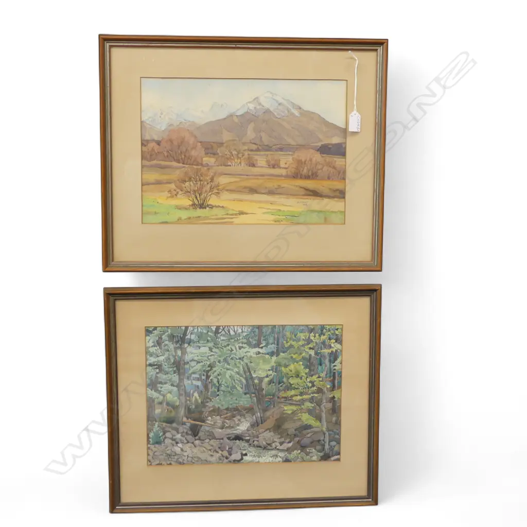 2 J. E. FRASER LANDSCAPE WCs 260x370mm Image 1++