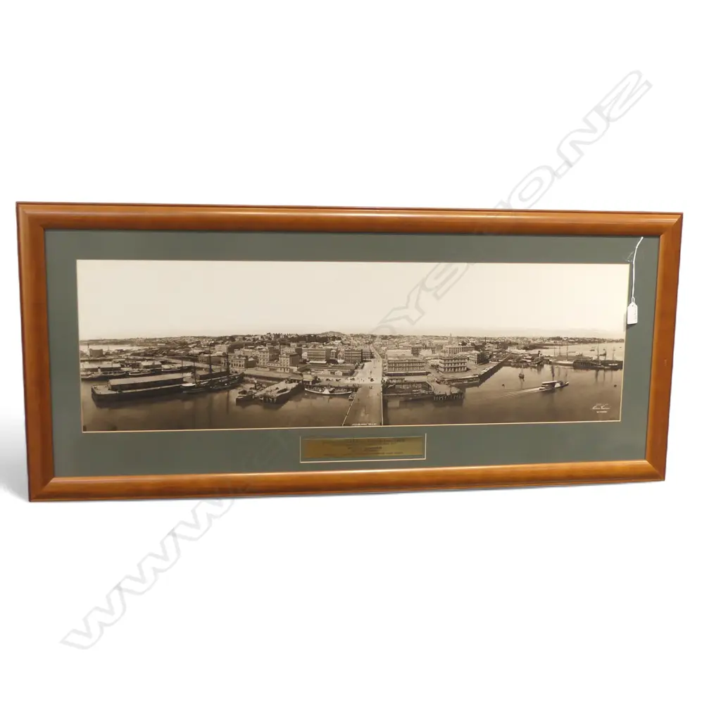 MELVIN VANIMAN 'AUCKLAND AERIAL PANORAMA, 1903' PHOTO PRINT 270x905mm Image 1++