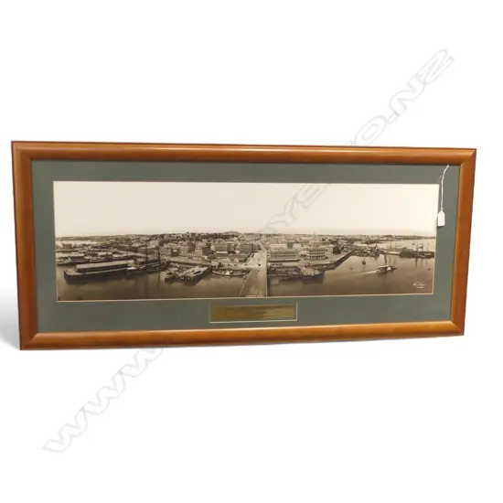 MELVIN VANIMAN 'AUCKLAND AERIAL PANORAMA, 1903' PHOTO PRINT 270x905mm