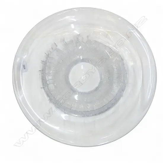 KOSTA BODA BOWL CRACKLE EFFECT signed base Dia.345mm