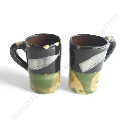 2 STEVE FULLMER MUGS H.105mm