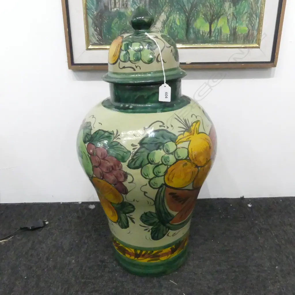 LG LIDDED FLOOR VASE H.660mm Image 1++