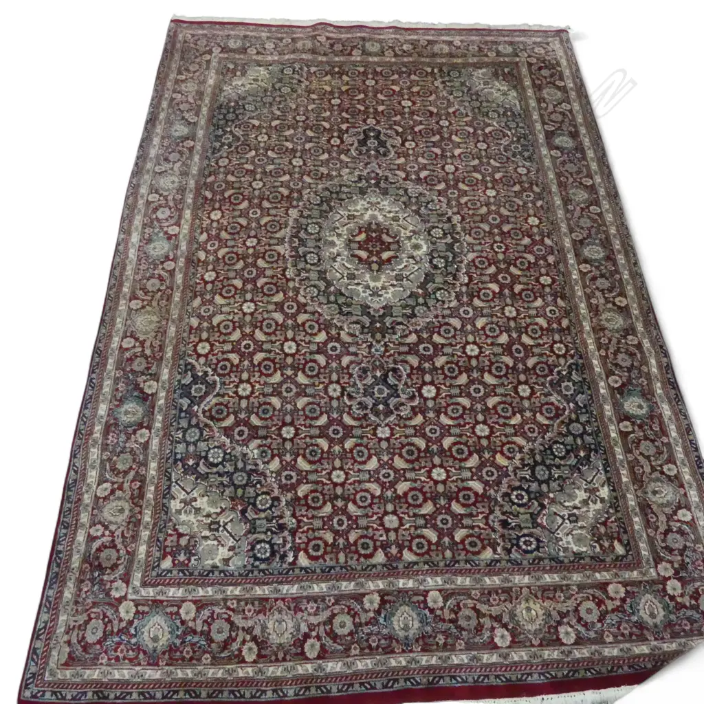 IRANIAN HAND KNOTTED WOOL PILE HERATI PATTERN CARPET 2800x1800mm Image 1++