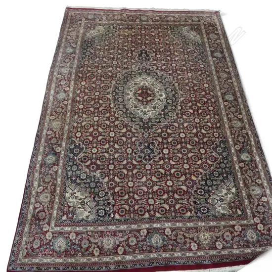 IRANIAN HAND KNOTTED WOOL PILE HERATI PATTERN CARPET 2800x1800mm