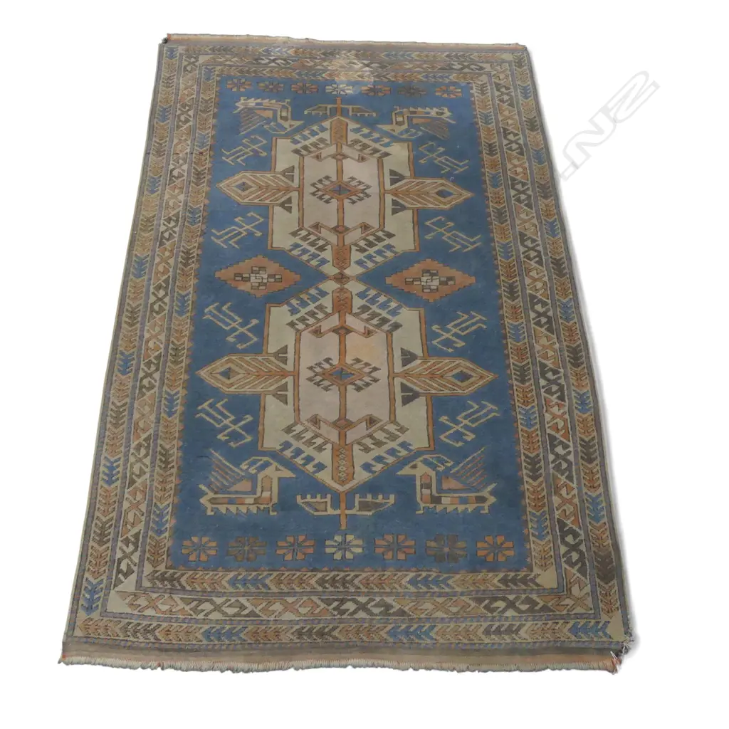 TURKISH HANDKNOTTED WOOL RUG 1780 X 1070mm Image 1++