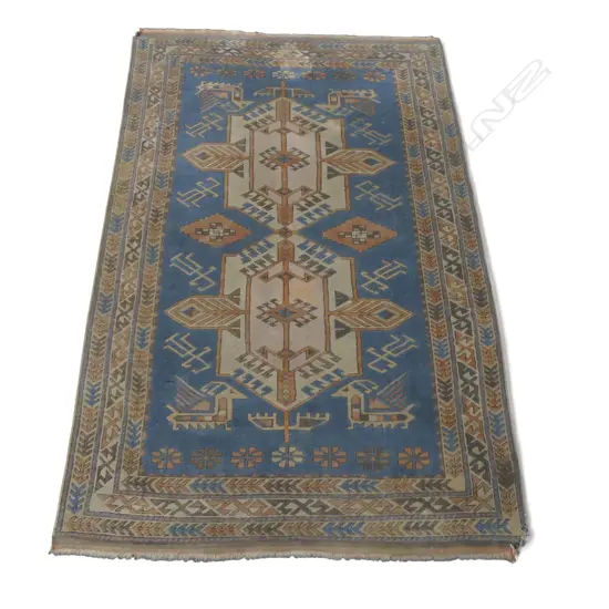 TURKISH HANDKNOTTED WOOL RUG 1780 X 1070mm