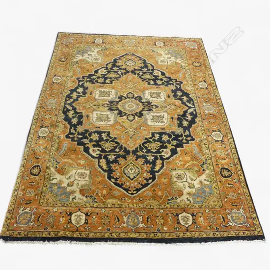 HAND KNOTTED WOOL PILE RUG 2160x1560mm