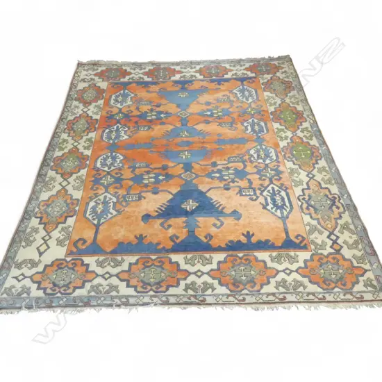 TURKISH KONYA HAND KNOTTED ALL WOOL RUG with lothlorian certificate of origin 3000x2400mm