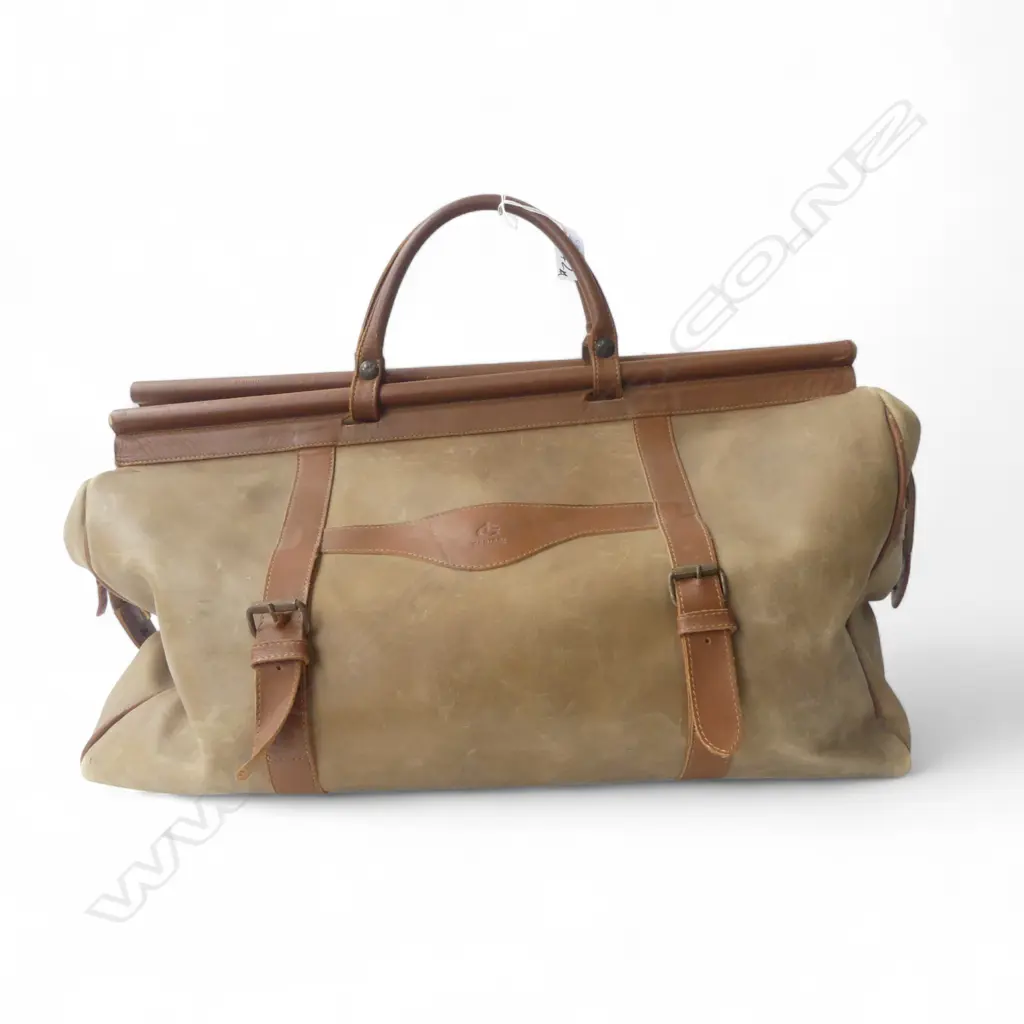CERISSI LEATHER WEEKEND BAG W.530mm Image 1++