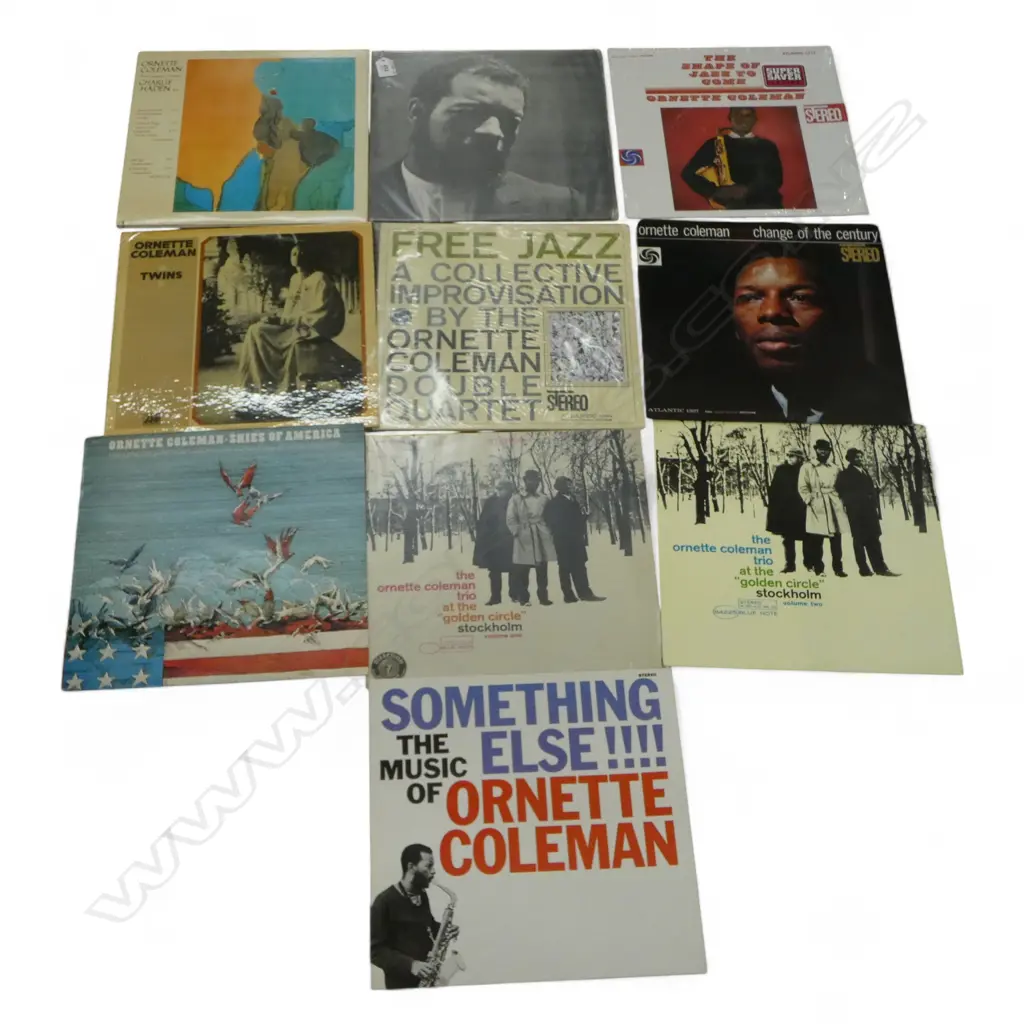 ASST. ORNETTE COLEMAN JAZZ LPs Provenance: Ex Collection Wellington Choy Image 1++
