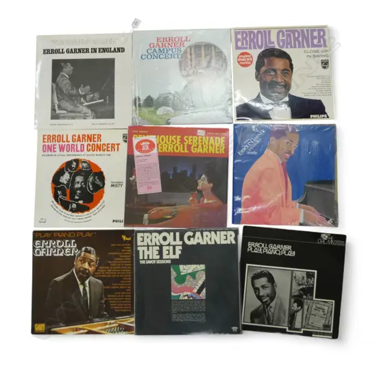 ASST. ERROLL GARNER JAZZ LPs Provenance: Ex Collection Wellington Choy