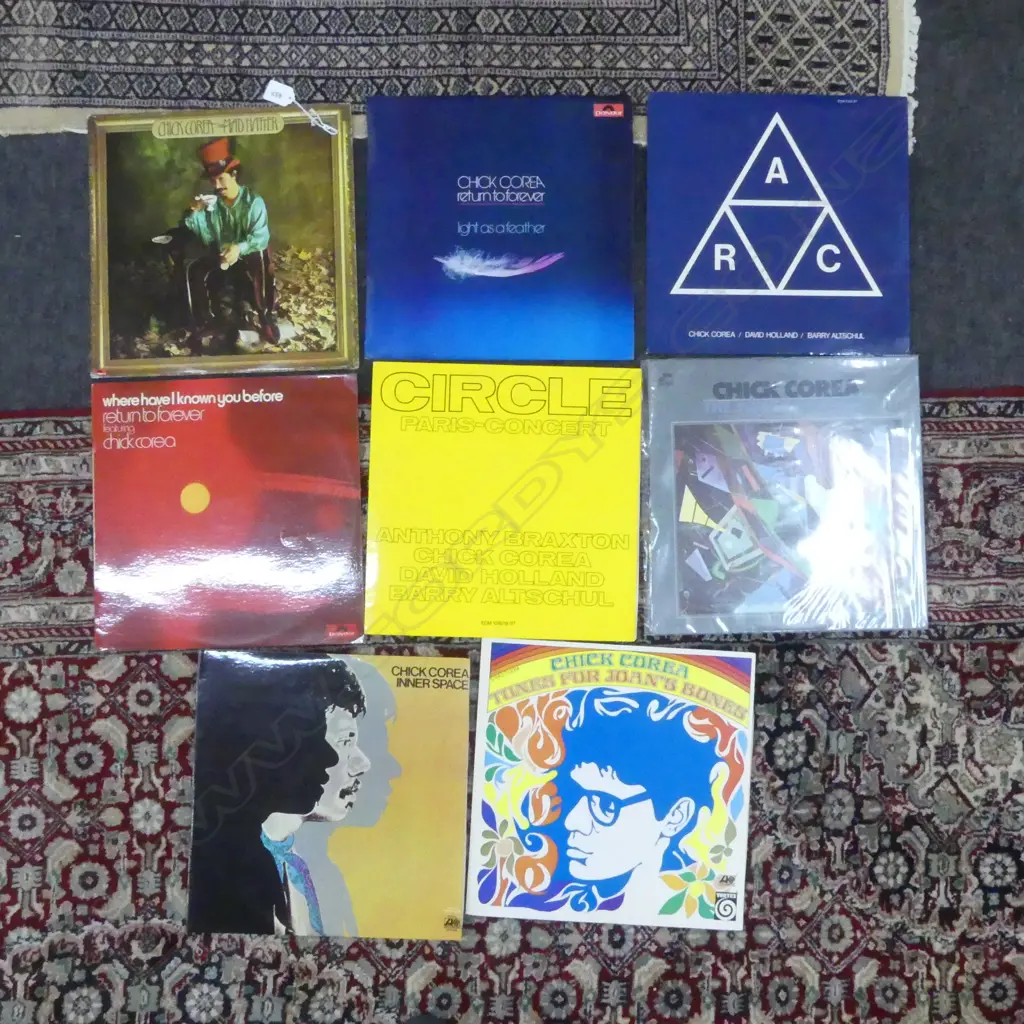 ASST. CHICK COREA JAZZ LPs Provenance: Ex Collection Wellington Choy Image 1++