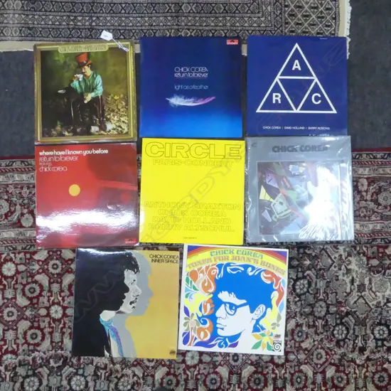 ASST. CHICK COREA JAZZ LPs Provenance: Ex Collection Wellington Choy