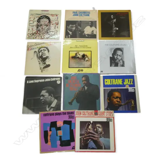 ASST. JOHN COLTRANE JAZZ LPs Provenance: Ex Collection Wellington Choy