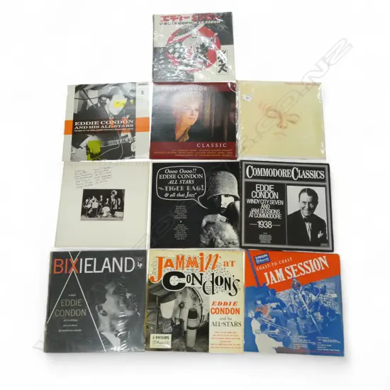 ASST. EDDIE CONDON & CHRIS CONNOR JAZZ LPs Provenance: Ex Collection Wellington Choy