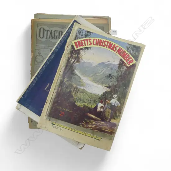 6 VINTAGE SPECIAL ED. MAGAZINES, WEEKLY PRESS, BRETTS XMAS ETC