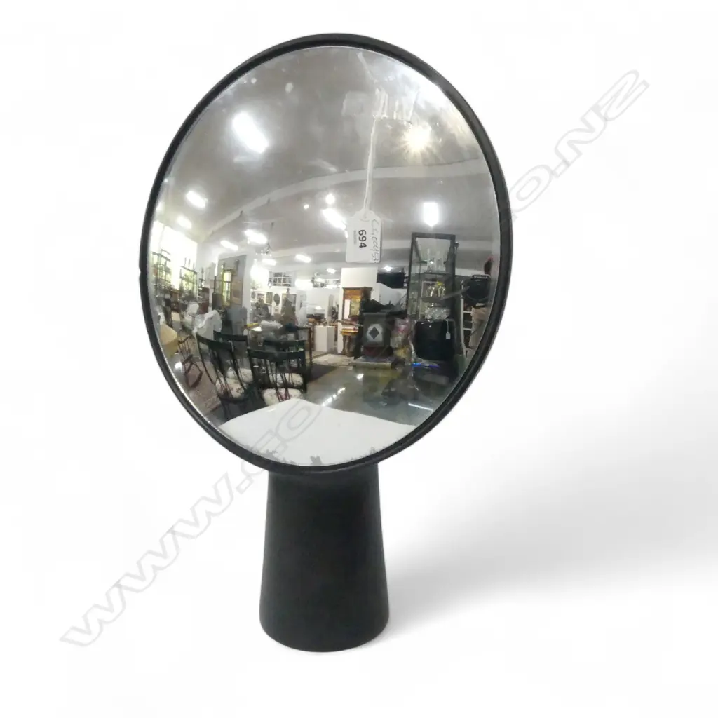 REVERSING MIRROR H.480mm black ceramic frame Image 1++