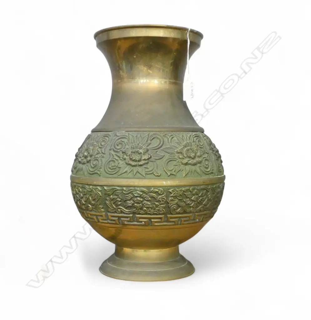 LG BRASS VASE H.410mm Image 1++