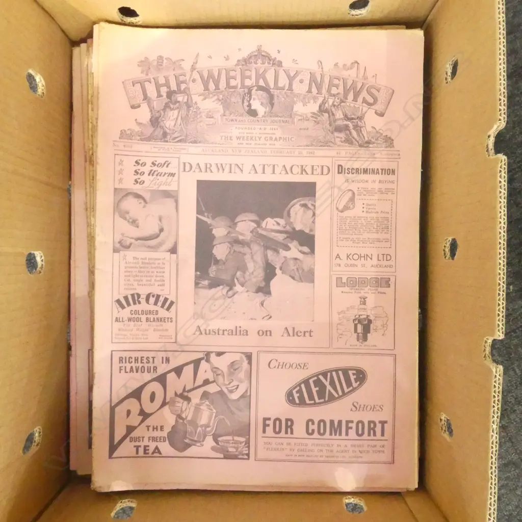 20 AUCKLAND WEEKLY NEWS WWII YEARS 1941-42 Image 1++