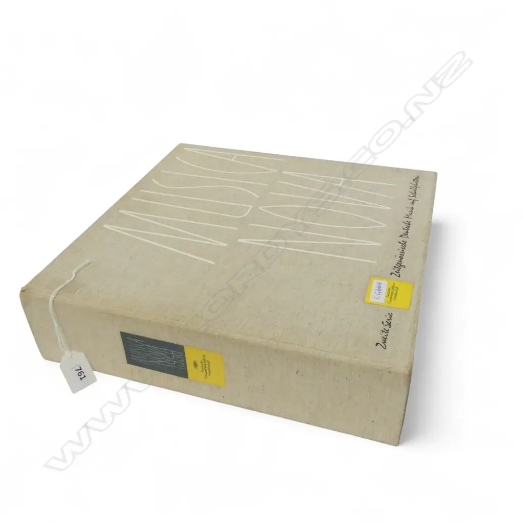 ZWEITE SERIES MUSICA NOVA 1958 CASED SET 9 booklets, book + 6 records  Image 1++