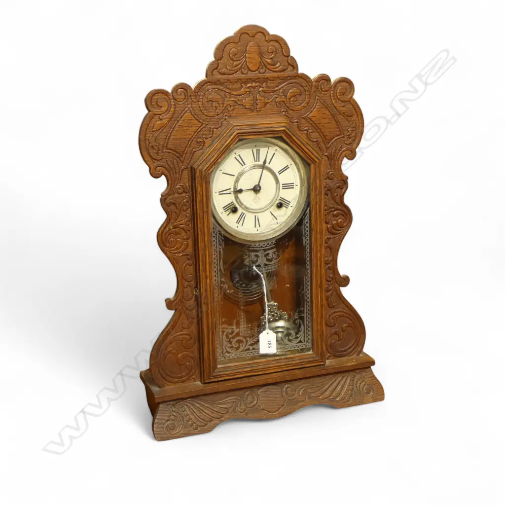 EARLY 20thC ANSONIA MANTEL CLOCK H.560mm Image 1++