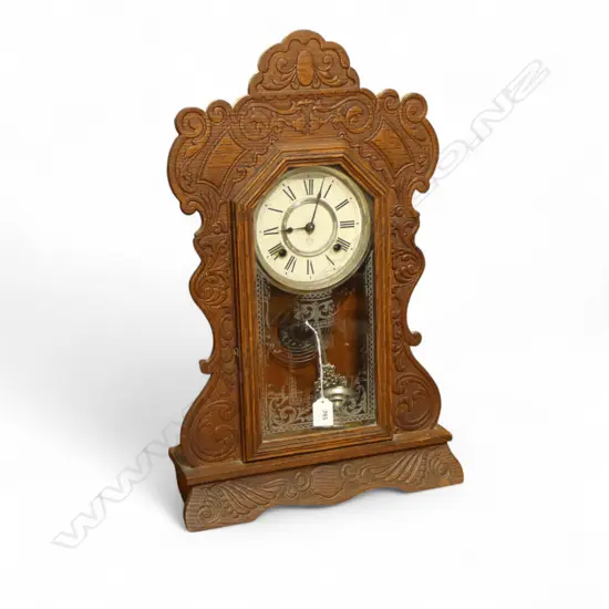 EARLY 20thC ANSONIA MANTEL CLOCK H.560mm