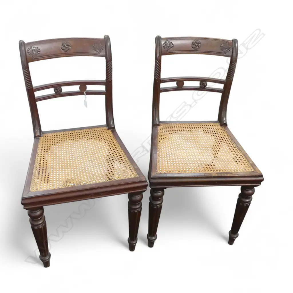 PR ANTIQUE CHAIRS, CANED SEAT Image 1++