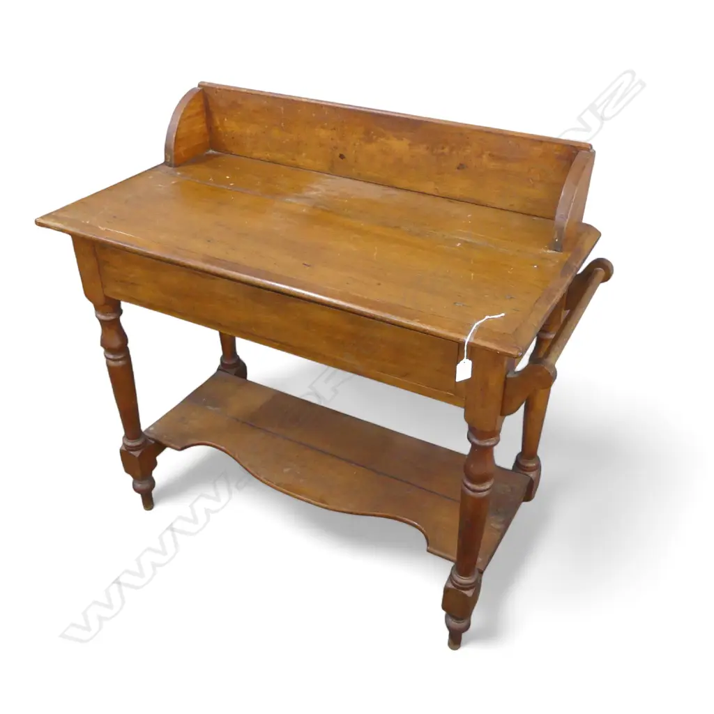 COLONIAL RIMU WASH STAND - MISSING BACK RIGHT FOOT W.980mm Image 1++