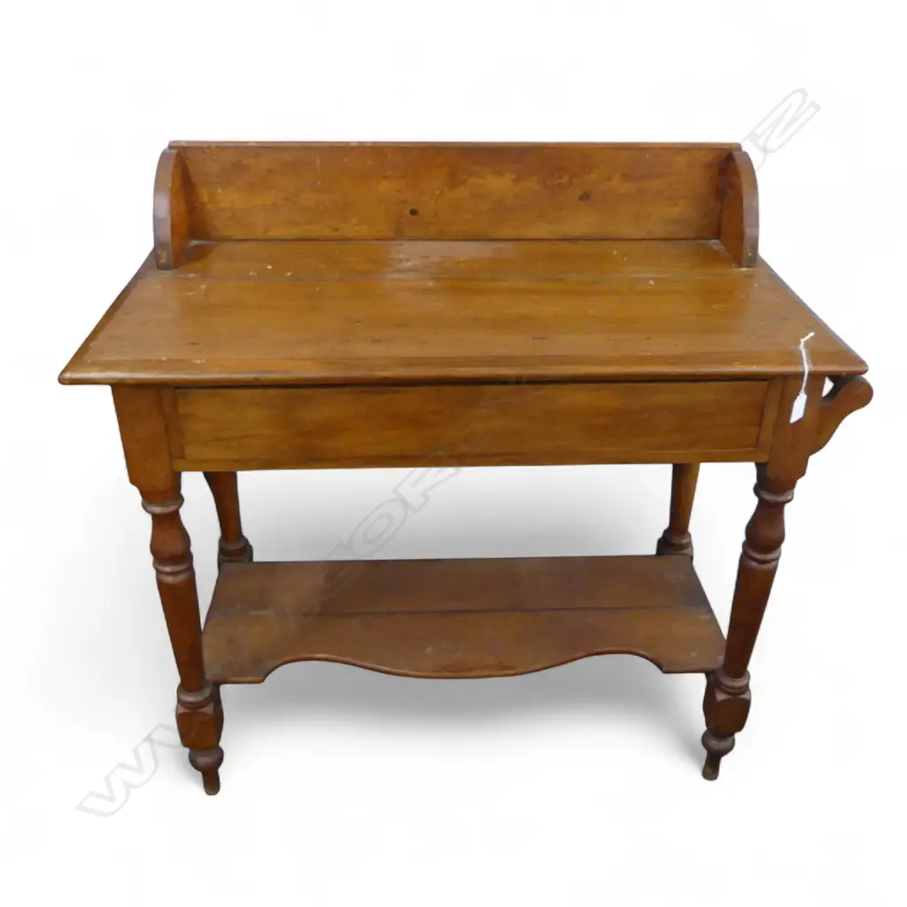 COLONIAL RIMU WASH STAND - MISSING BACK RIGHT FOOT W.980mm Image 1++
