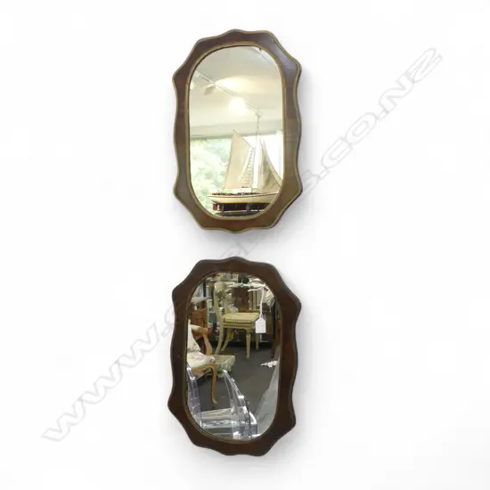 PR SERPENTINE OVAL FRAMED MIRRORS 520x350mm