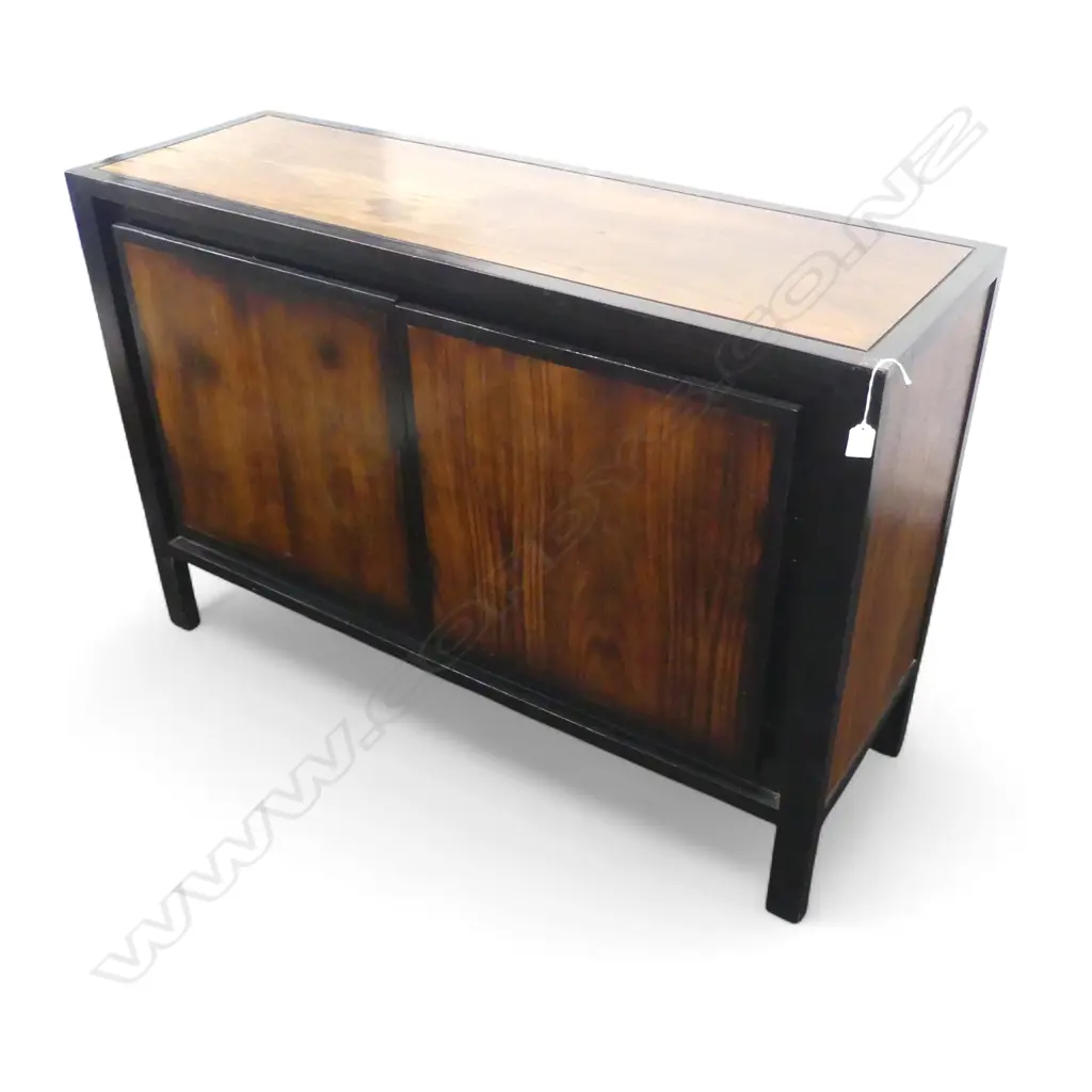 MODERN SIDEBOARD, TOP MARKED 1200x400x805mm ROUGH CORD HOLE IN BACK Image 1++