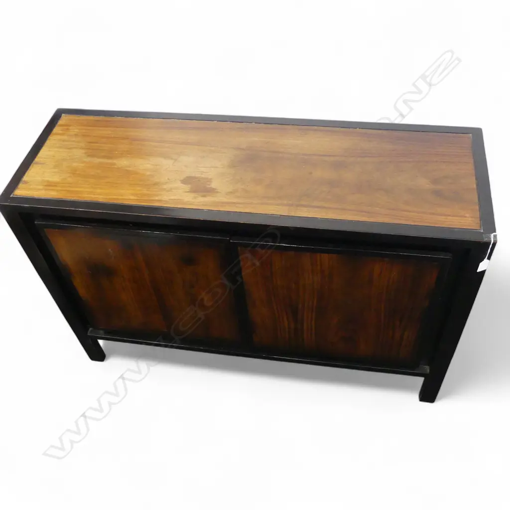 MODERN SIDEBOARD, TOP MARKED 1200x400x805mm ROUGH CORD HOLE IN BACK Image 1++