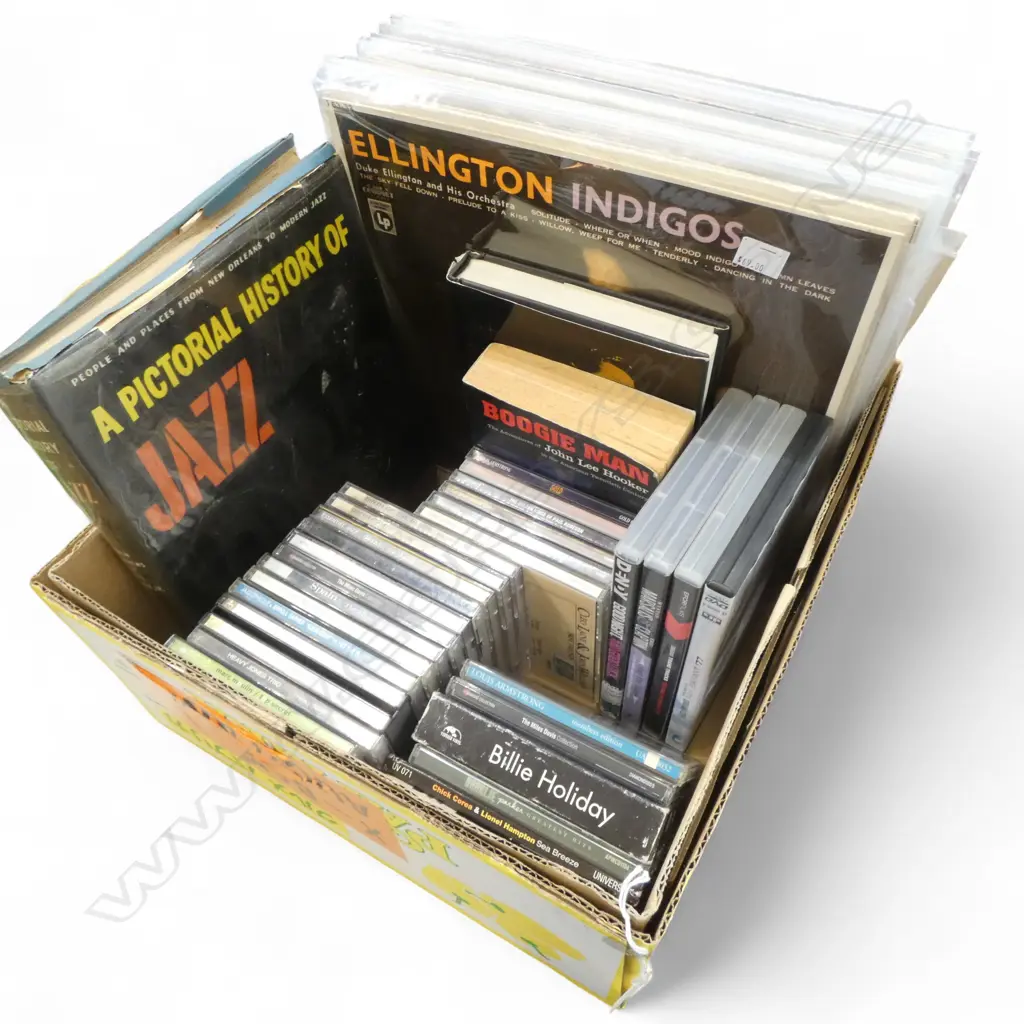 JAZZ COLLECTION; CDS, DVDS, RECORDS, BOOKS Image 1++